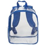 Custom Premium Clear PVC Stadium Approved Backpack (11.8"x11"x6") - 3