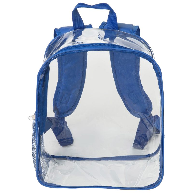 Custom Premium Clear PVC Stadium Approved Backpack (11.8"x11"x6") - 3