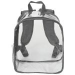 Custom Premium Clear PVC Stadium Approved Backpack (11.8"x11"x6") - 5