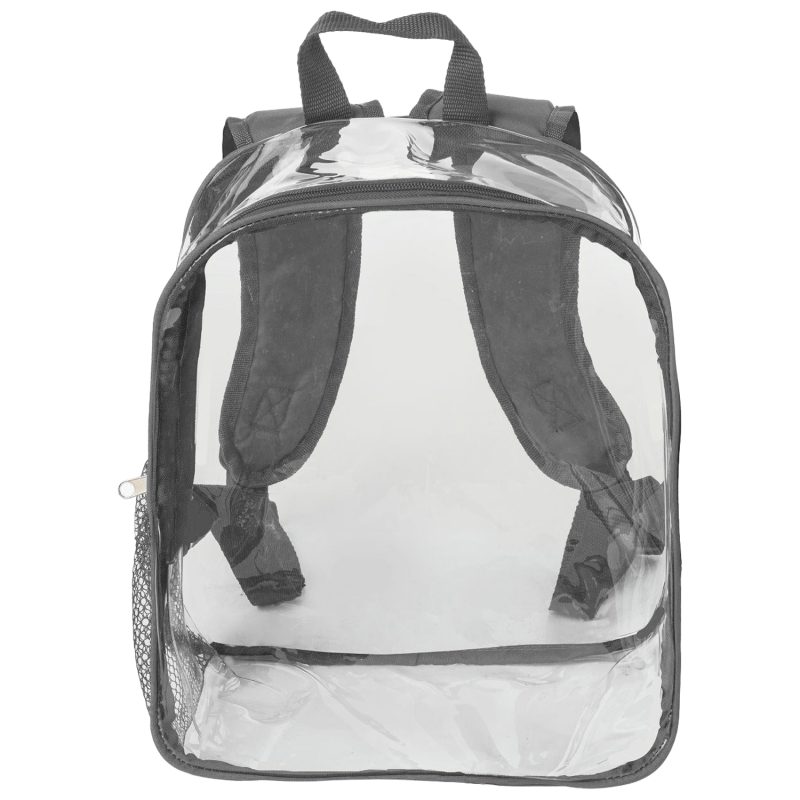 Custom Premium Clear PVC Stadium Approved Backpack (11.8"x11"x6") - 5