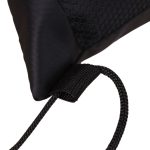 Custom Premium Drawstring Side Mesh Backpack w/ Earphone Outlet & Front Zipper Pocket (14" x 18") - 1