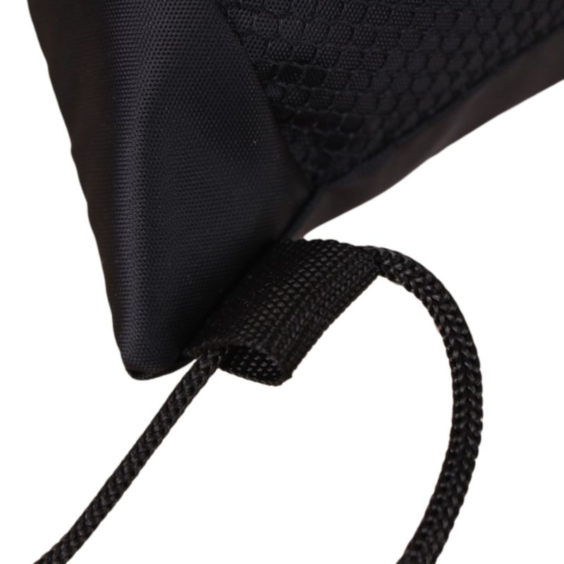Custom Premium Drawstring Side Mesh Backpack w/ Earphone Outlet & Front Zipper Pocket (14" x 18") - 1