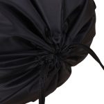 Custom Premium Drawstring Side Mesh Backpack w/ Earphone Outlet & Front Zipper Pocket (14" x 18") - 2