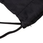 Custom Premium Drawstring Side Mesh Backpack w/ Earphone Outlet & Front Zipper Pocket (14" x 18") - 4