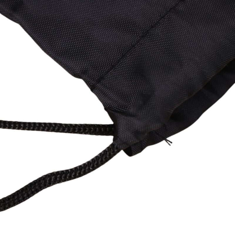 Custom Premium Drawstring Side Mesh Backpack w/ Earphone Outlet & Front Zipper Pocket (14" x 18") - 4