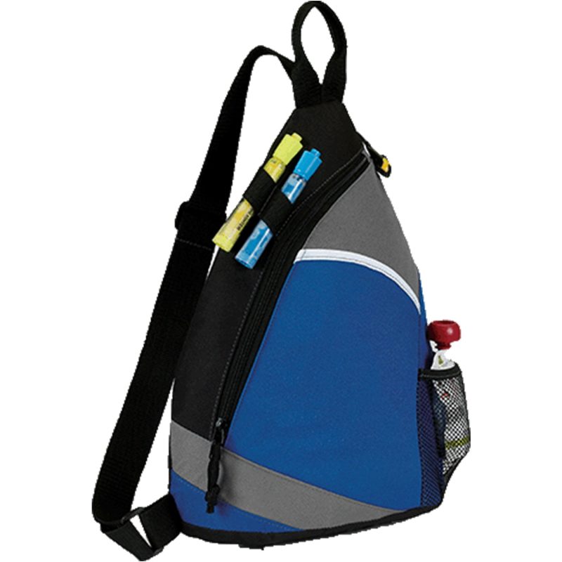 Custom Premium Frosted Sling Crossbody Backpack (12" x 16" x 4") - 1