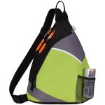 Custom Premium Frosted Sling Crossbody Backpack (12" x 16" x 4") - 5