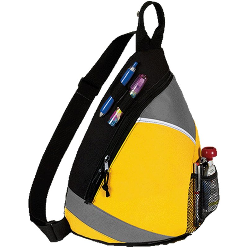 Custom Premium Frosted Sling Crossbody Backpack (12" x 16" x 4") - 6