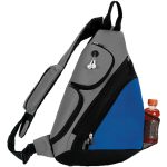 Custom Premium Sporty Urban Sling Crossbody Backpack w/ Earphone Outlet (14"W x 18"H x 5"D) - 1