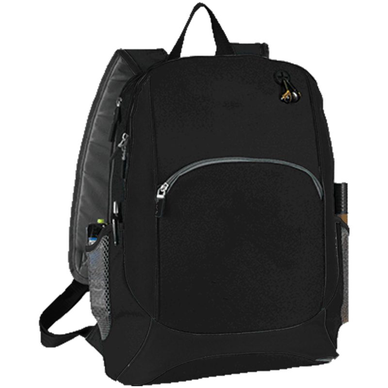 Custom Premium TechGuard Pro Laptop Backpack w/ Earphone Outlet (13" x 18" x 7") - 1