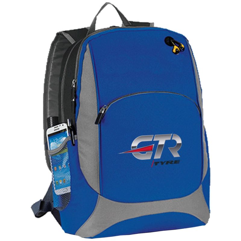 Custom Premium TechGuard Pro Laptop Backpack w/ Earphone Outlet (13" x 18" x 7") - 2