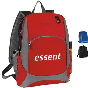 Custom Premium TechGuard Pro Laptop Backpack w/ Earphone Outlet (13" x 18" x 7")