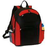 Custom Premium TravelPro Multi-Compartment Laptop Backpack w/ Earphone Outlet (13" x 17" x 5") - 3