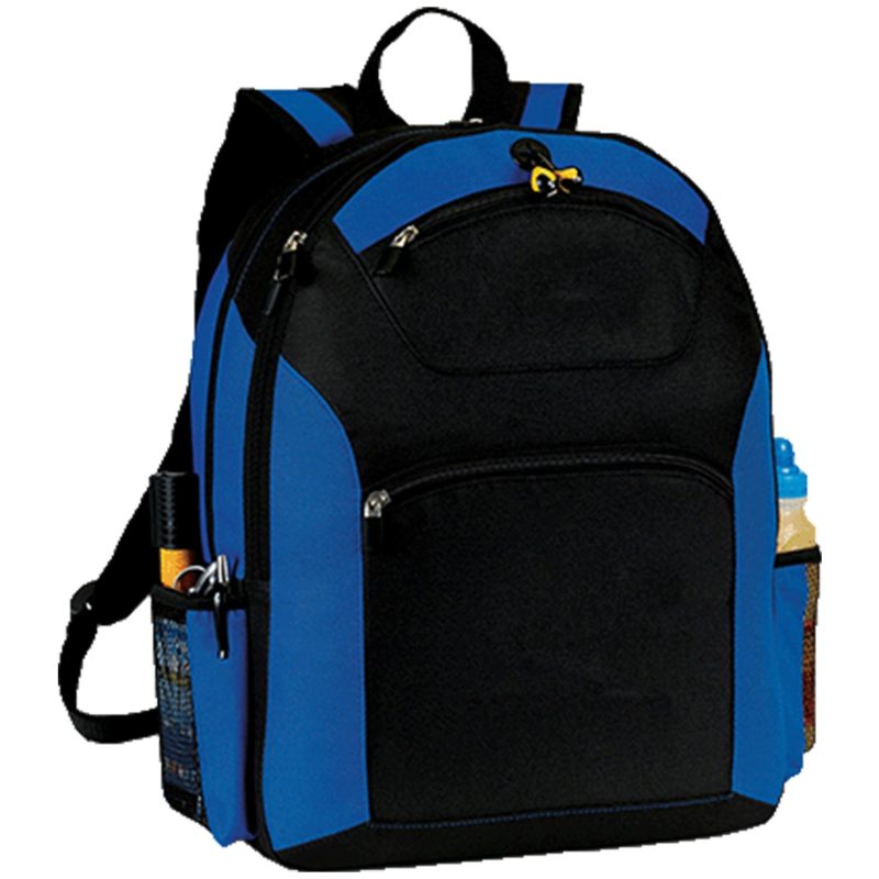 Custom Premium TravelPro Multi-Compartment Laptop Backpack w/ Earphone Outlet (13" x 17" x 5") - 5