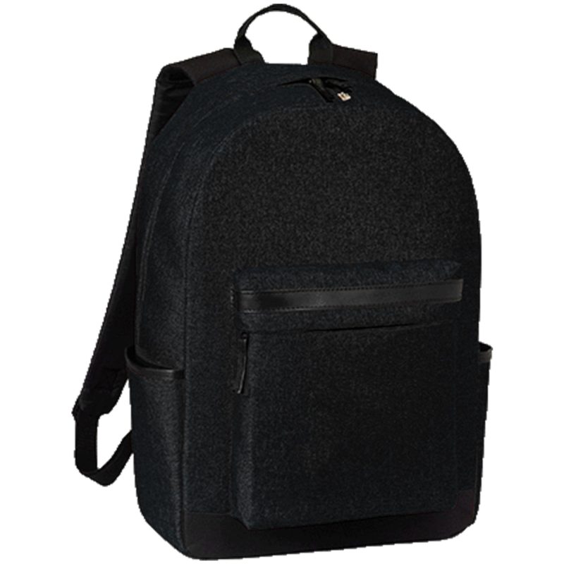 Custom Premium TrendLine Campus Canvas Laptop Backpack (12" x 18" x 5") - 2