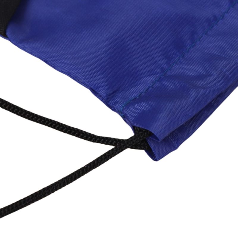 Custom Premium Tri Color Drawstring Backpack w/ Side Mesh Pocket Bag (14" x 18") - 2