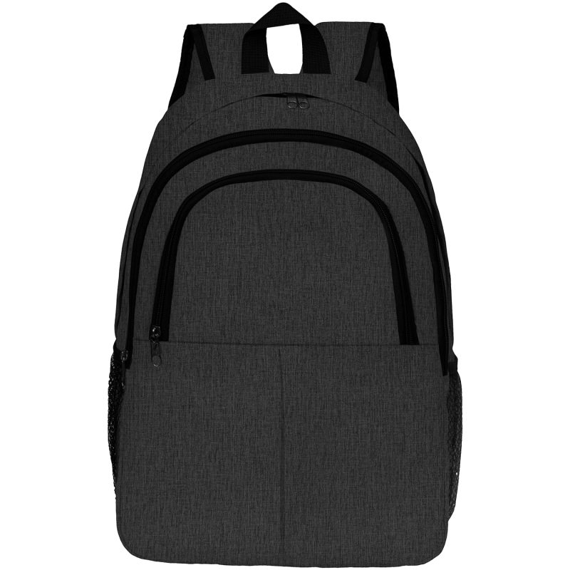 Custom Professional Heather Lite Water-Resistant Business Laptop Backpack - 5