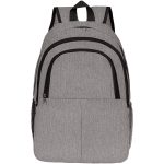 Custom Professional Heather Lite Water-Resistant Business Laptop Backpack - 9