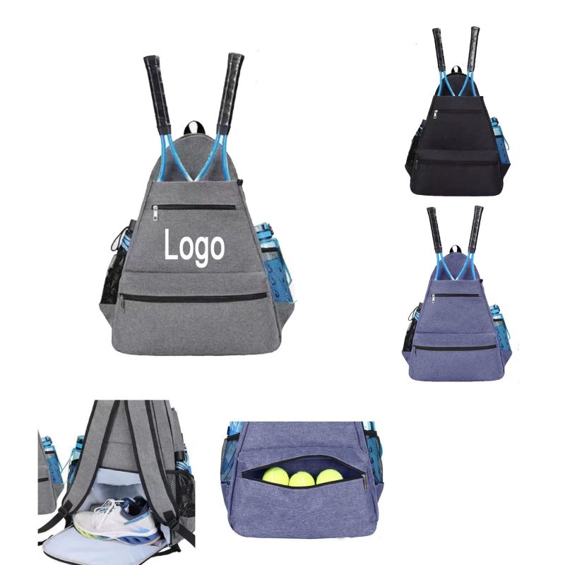 Custom Professional Pickleball Backpack with Shoe Compartment and Fleece Lining