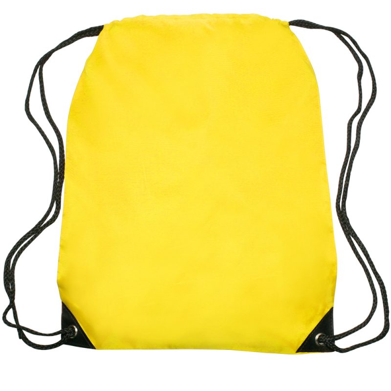 Custom Quick Ship Drawstring Backpack with Reinforced Corners (14" x 18") - 1
