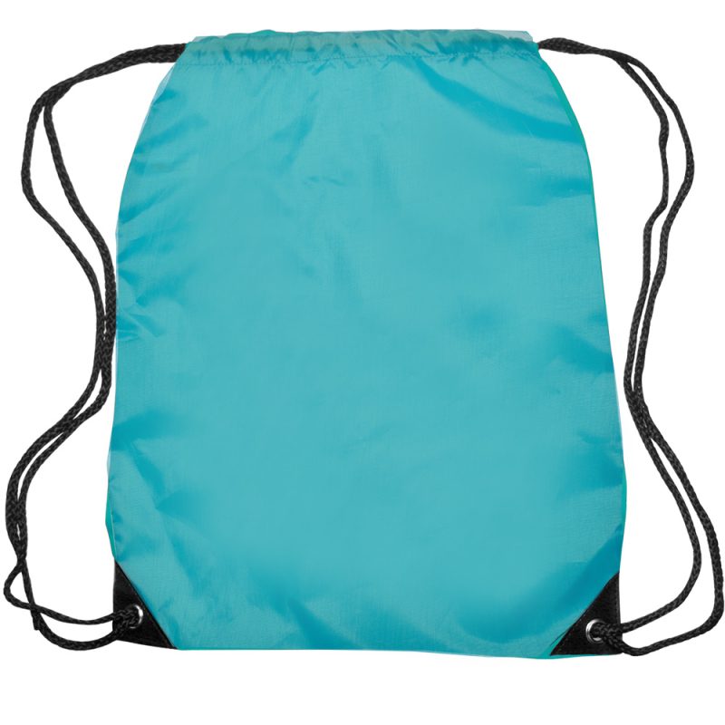 Custom Quick Ship Drawstring Backpack with Reinforced Corners (14" x 18") - 2