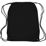 Custom Quick Ship Drawstring Backpack with Reinforced Corners (14" x 18") - 3