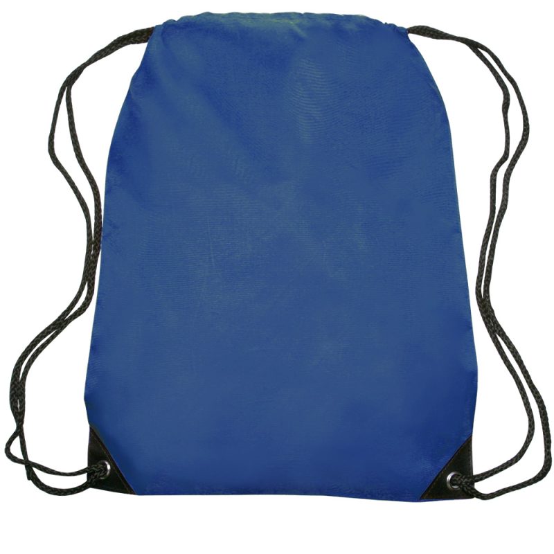 Custom Quick Ship Drawstring Backpack with Reinforced Corners (14" x 18") - 4
