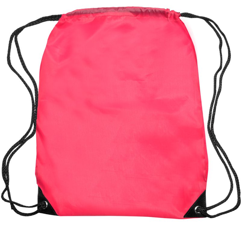 Custom Quick Ship Drawstring Backpack with Reinforced Corners (14" x 18") - 7