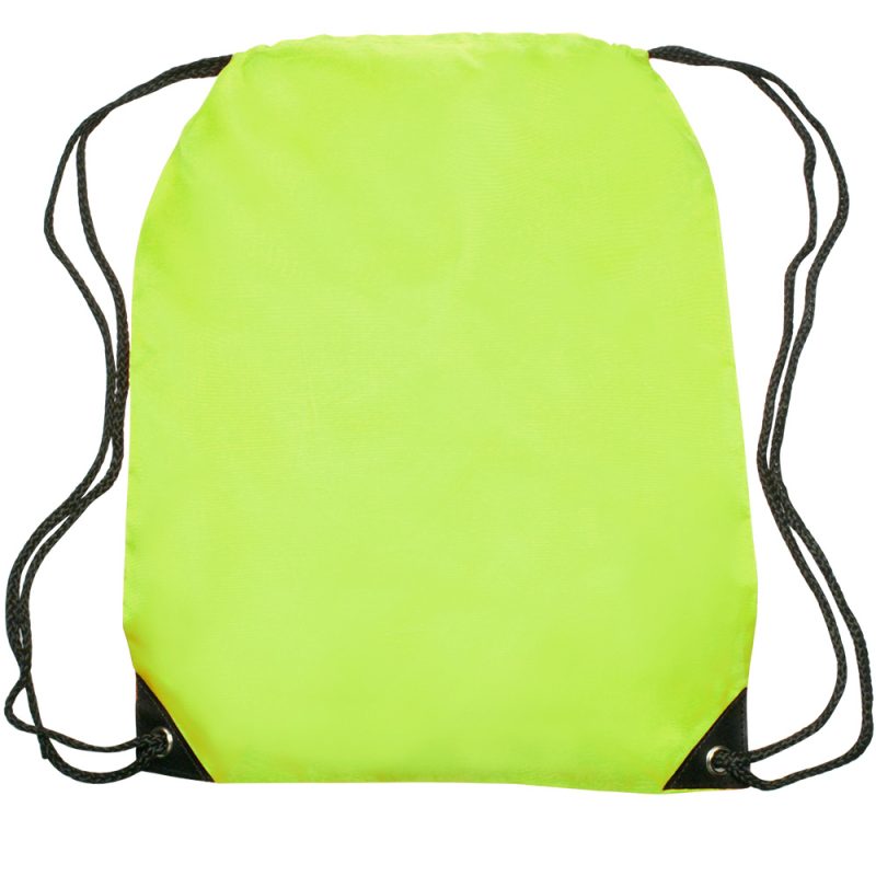 Custom Quick Ship Drawstring Backpack with Reinforced Corners (14" x 18") - 9