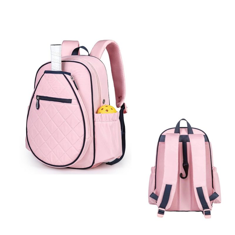 Custom Quilted Pickleball Backpack With Shoe Compartment - 1