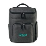 Custom Reagan Recycled rPET Diaper Backpack - Charcoal Heather