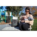 Custom Reagan Recycled rPET Diaper Backpack - Charcoal Heather - 5
