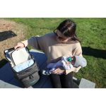 Custom Reagan Recycled rPET Diaper Backpack - Charcoal Heather - 9