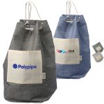 Custom Recycled Cotton Rope Drawstring Backpacks