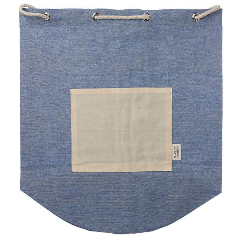 Custom Recycled Cotton Rope Drawstring Backpacks - 4