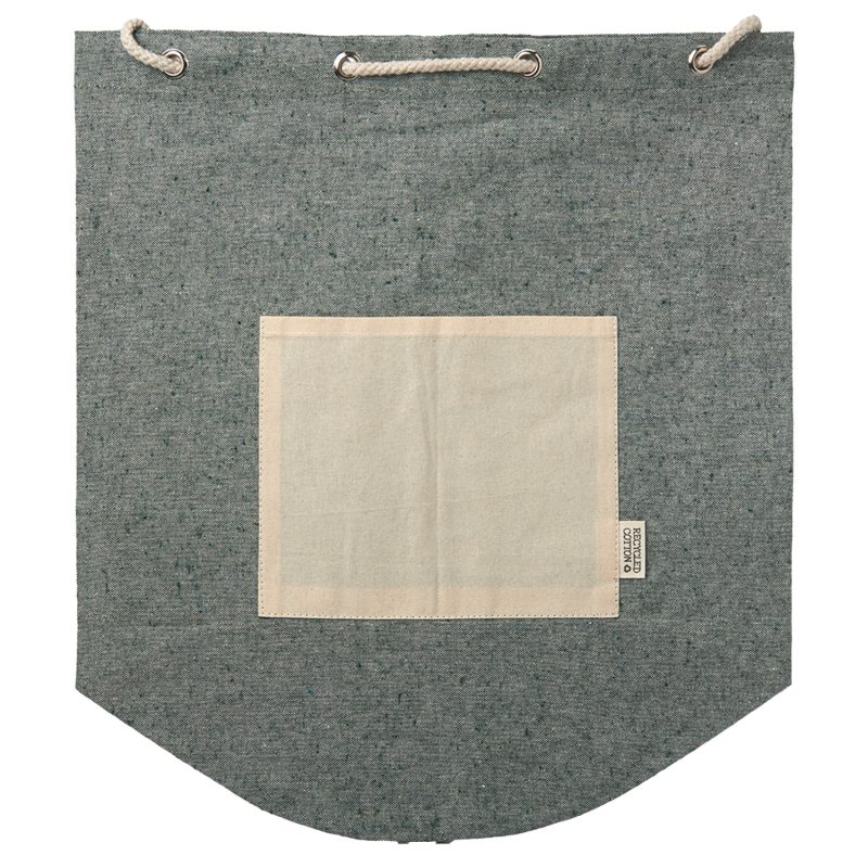 Custom Recycled Cotton Rope Drawstring Backpacks - 5