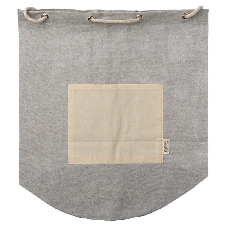 Custom Recycled Cotton Rope Drawstring Backpacks - 6