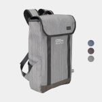 Custom RejuVe® ELEMENT Recycled Heather Modern Business Travel Backpack