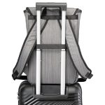 Custom RejuVe® ELEMENT Recycled Heather Modern Business Travel Backpack - 5