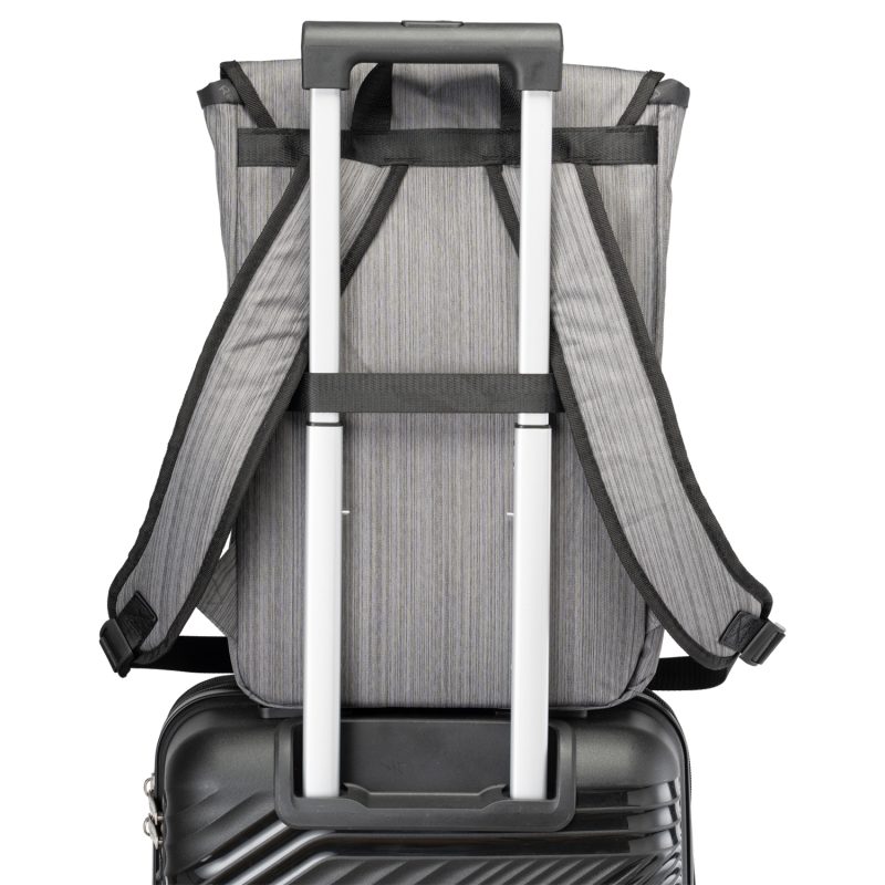 Custom RejuVe® ELEMENT Recycled Heather Modern Business Travel Backpack - 5