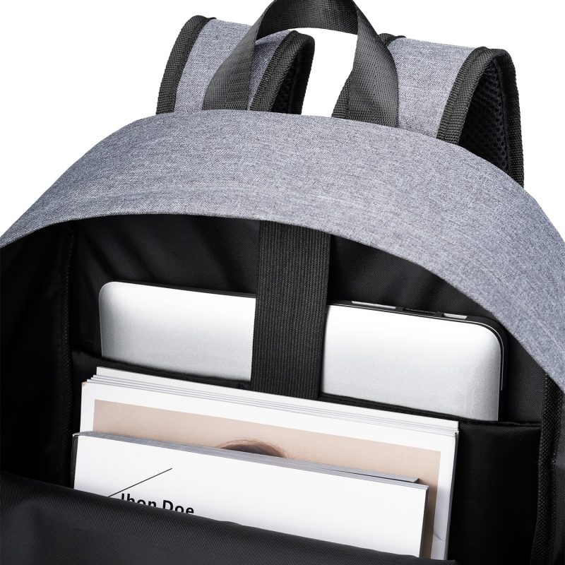 Custom RejuVe® HEATHER LITE Modern Business Backpack - 6