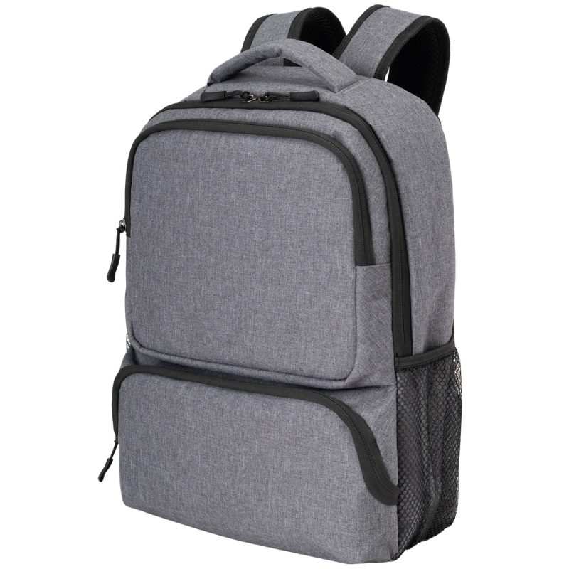 Custom RejuVe® Heather Lite Executive Business Backpack - 1