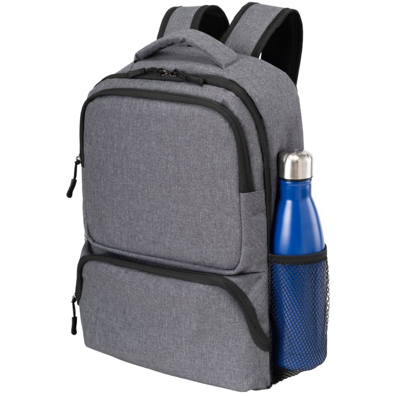 Custom RejuVe® Heather Lite Executive Business Backpack - 5