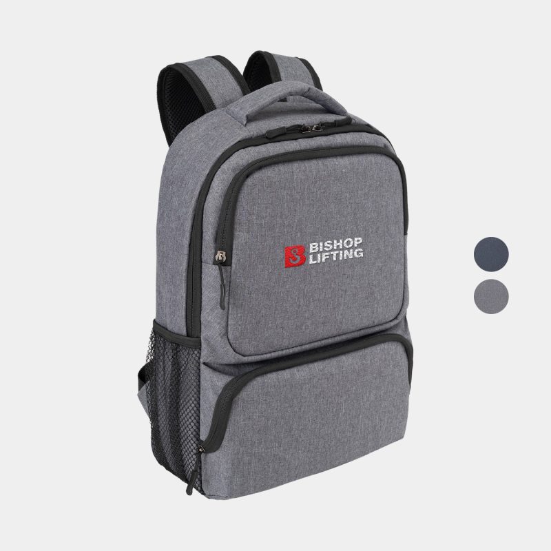 Custom RejuVe® Heather Lite Executive Business Backpack