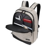 Custom RejuVe® MILANO Recycled Heather Executive Business Backpack - 5