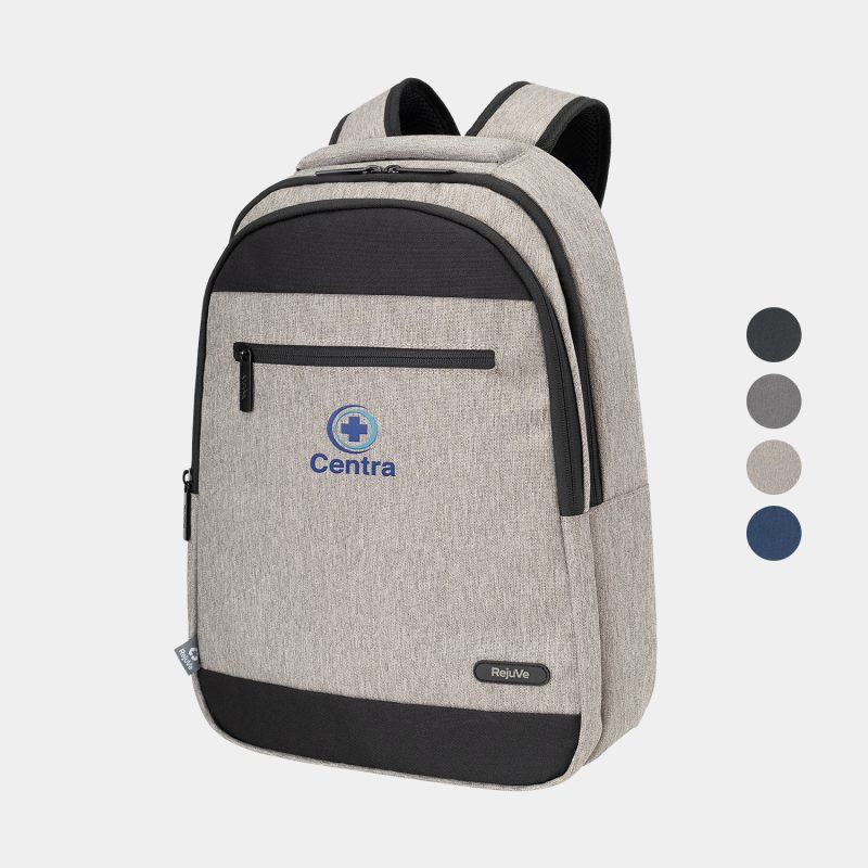 Custom RejuVe® MILANO Recycled Heather Executive Business Backpack