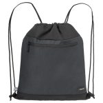 Custom RejuVe® MILANO Recycled Heather Modern Sleek Drawstring Bag - 4