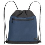 Custom RejuVe® MILANO Recycled Heather Modern Sleek Drawstring Bag - 5
