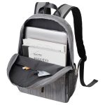 Custom RejuVe® MOTO Recycled Heather Modern Business Backpack - 5
