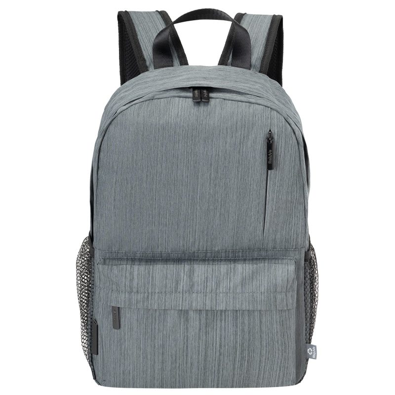 Custom RejuVe® MOTO Recycled Heather Modern Business Backpack - 8